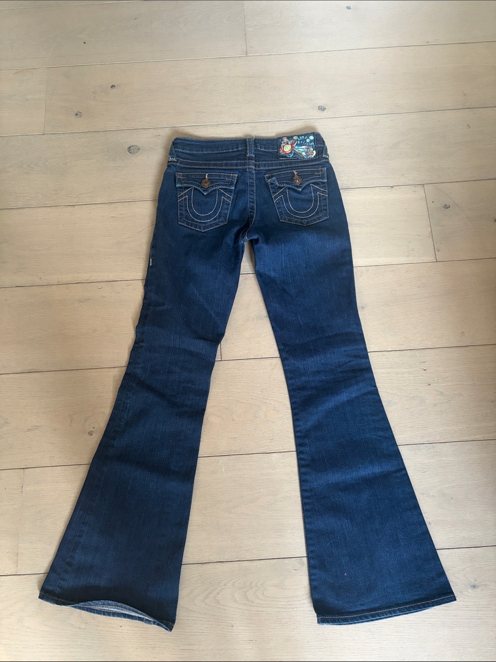 Dark Blue GIRLS True Religion Flared Jeans